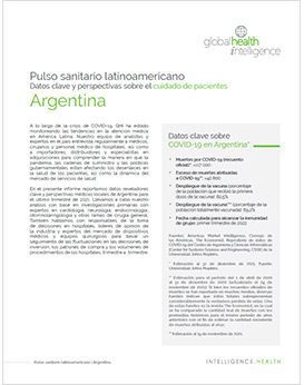 Novedades sobre la salud y hospitales en Argentina en enero 2022